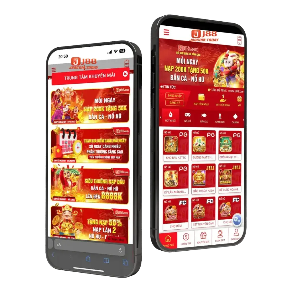 Thưởng nạp lại j88 link